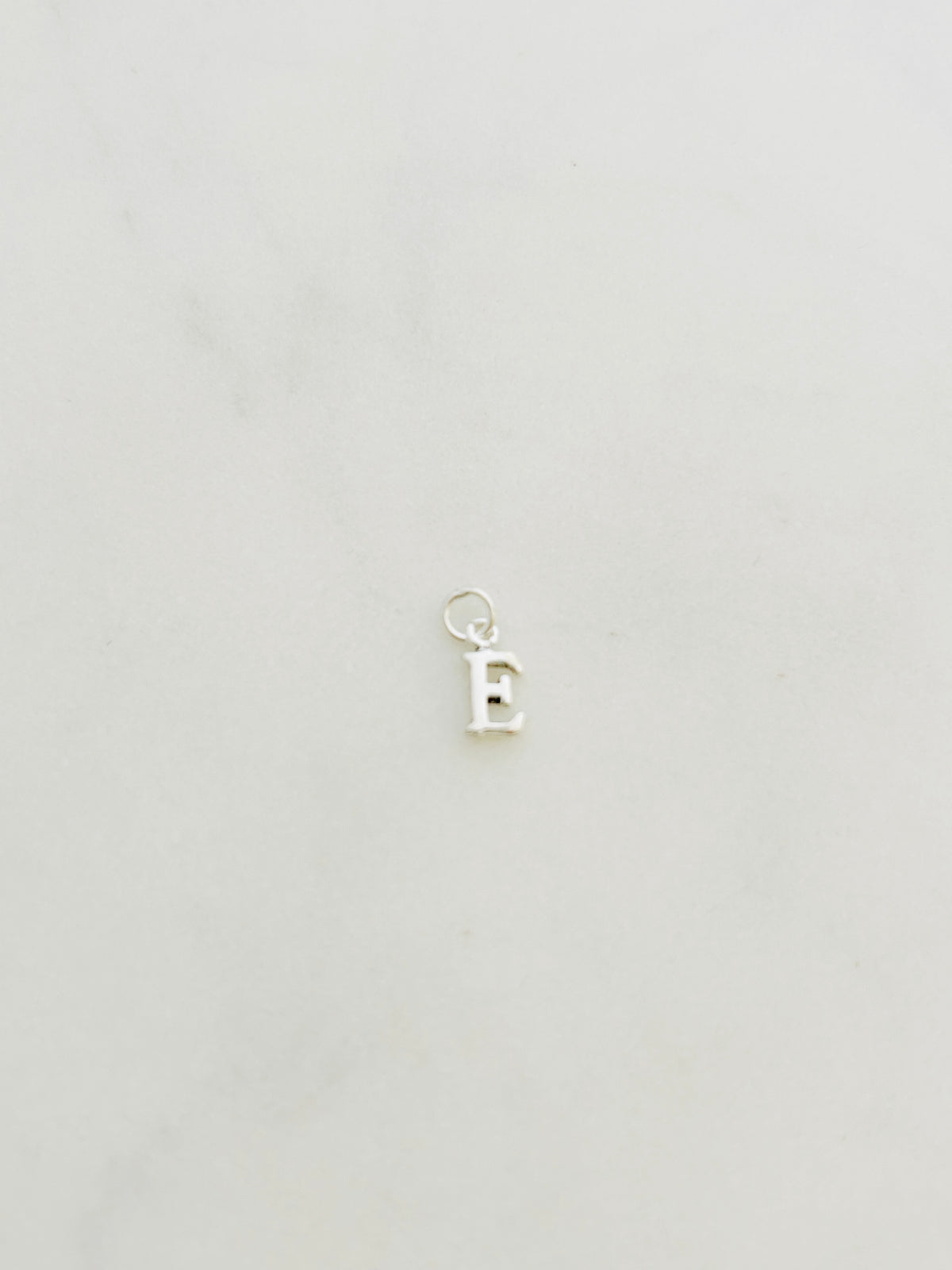 Letra E Plata 925