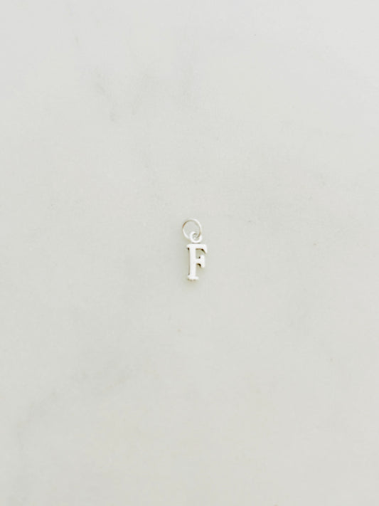 Colgante Letra F de Plata 925 para collar , joyas de plata para mujer, accesorios
