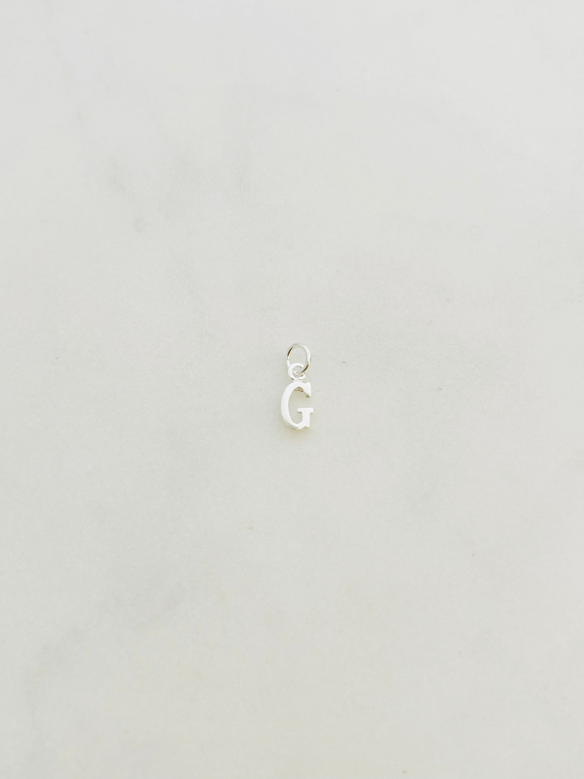 Colgante Letra G de Plata 925 para collar , joyas de plata para mujer, accesorios