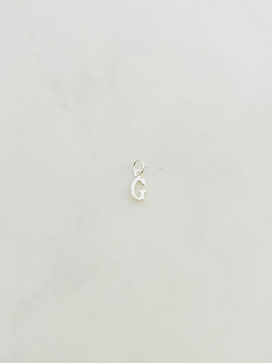 Colgante Letra G de Plata 925 para collar , joyas de plata para mujer, accesorios