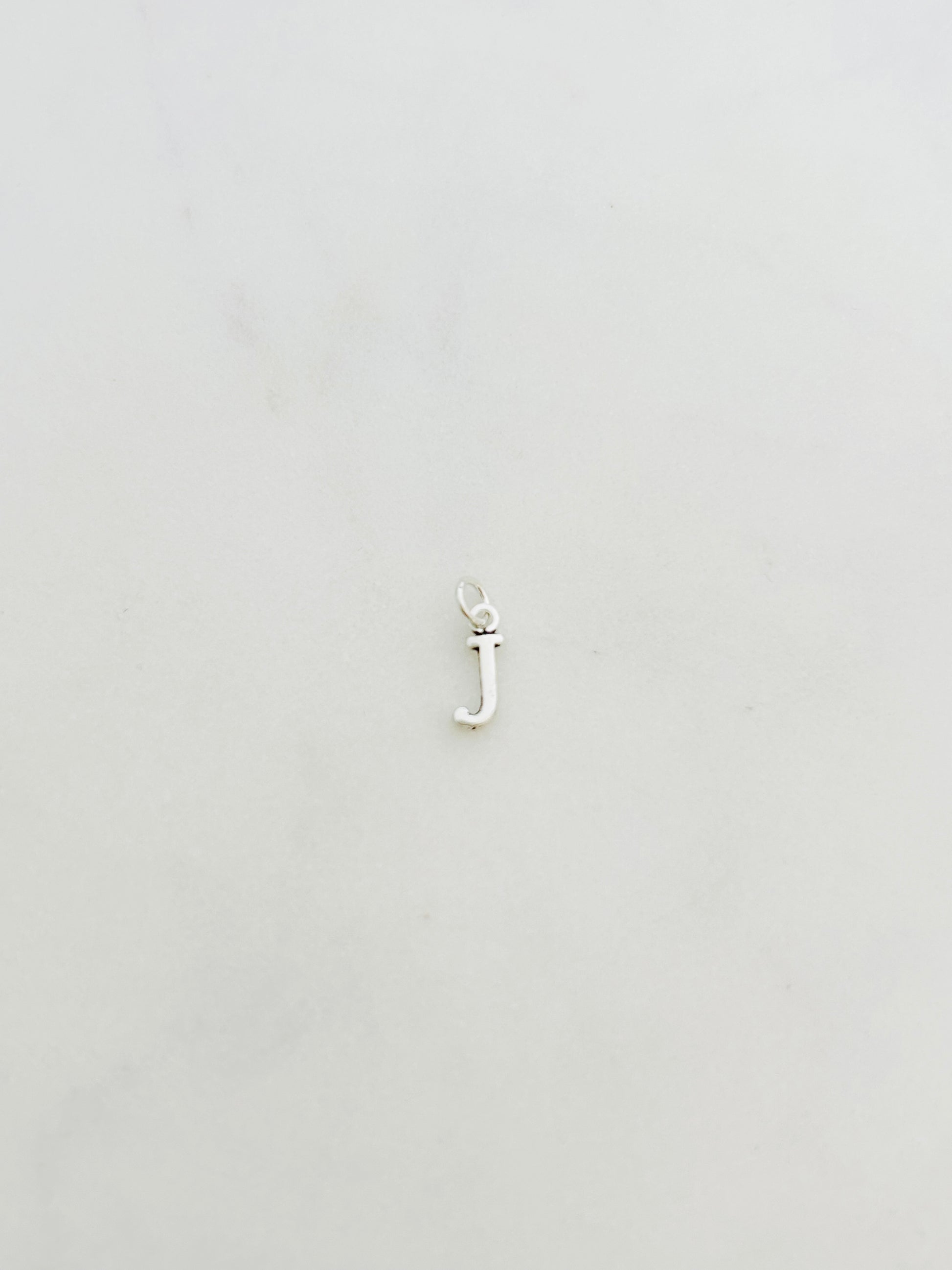 Colgante Letra J de Plata 925 para collar , joyas de plata para mujer, accesorios