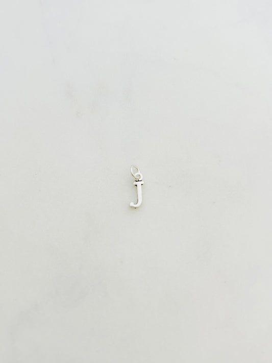 Colgante Letra J de Plata 925 para collar , joyas de plata para mujer, accesorios