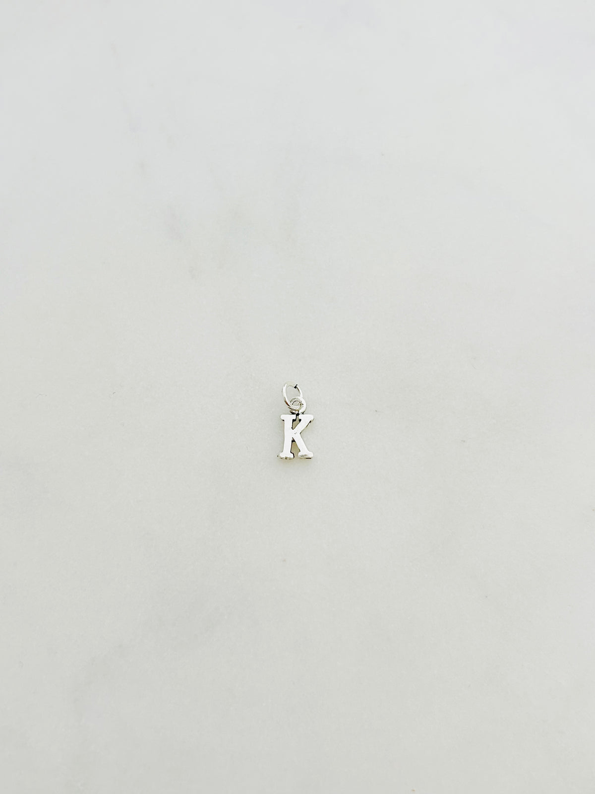 Letra K Plata 925