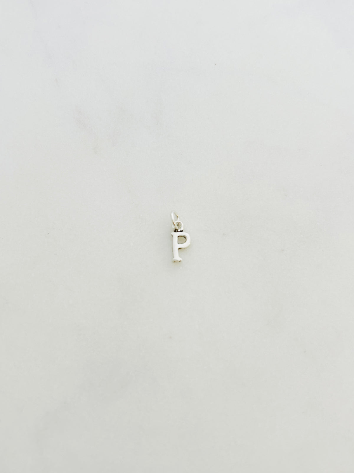 Letra P Plata 925