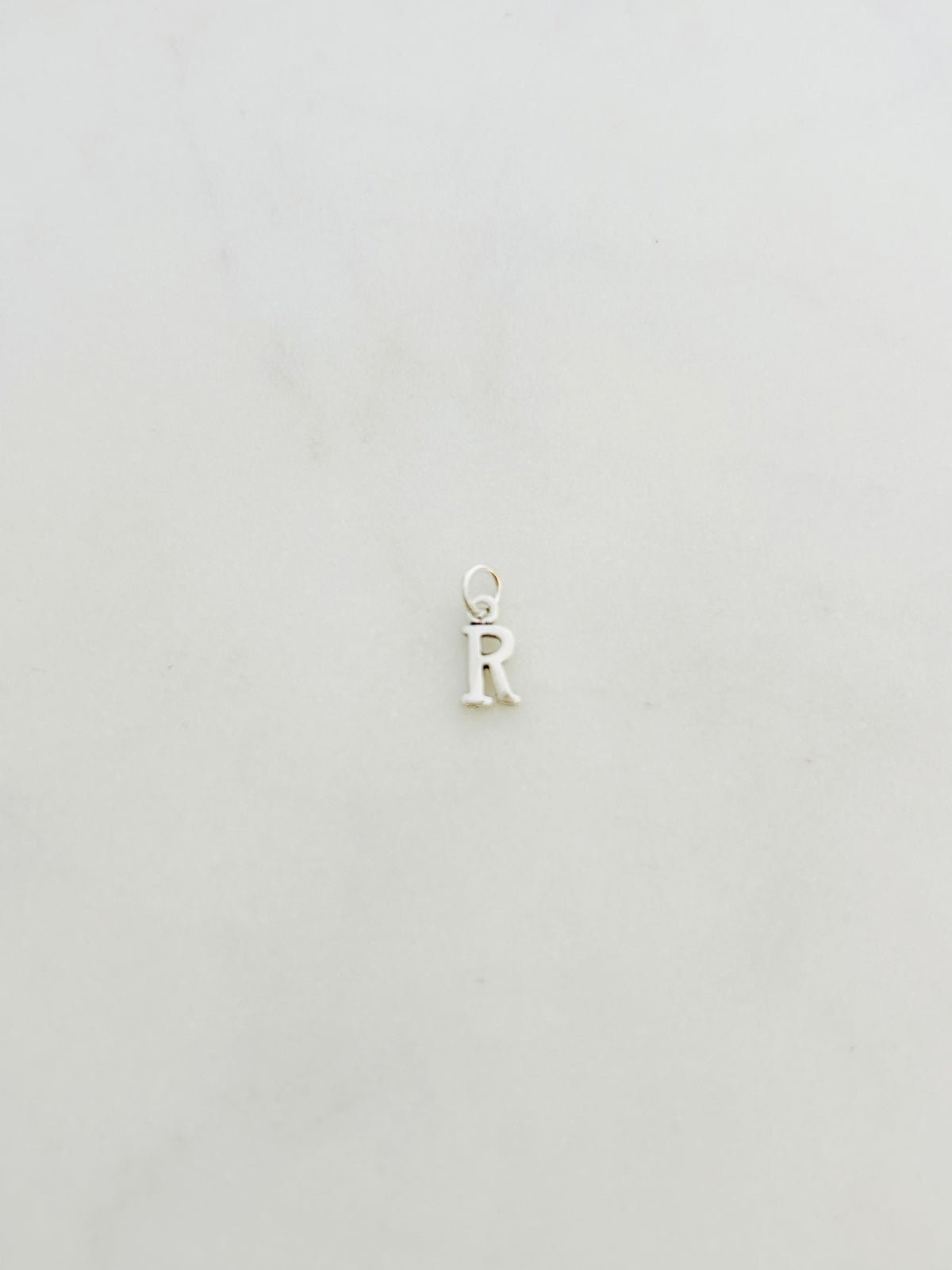 Letra R Plata 925