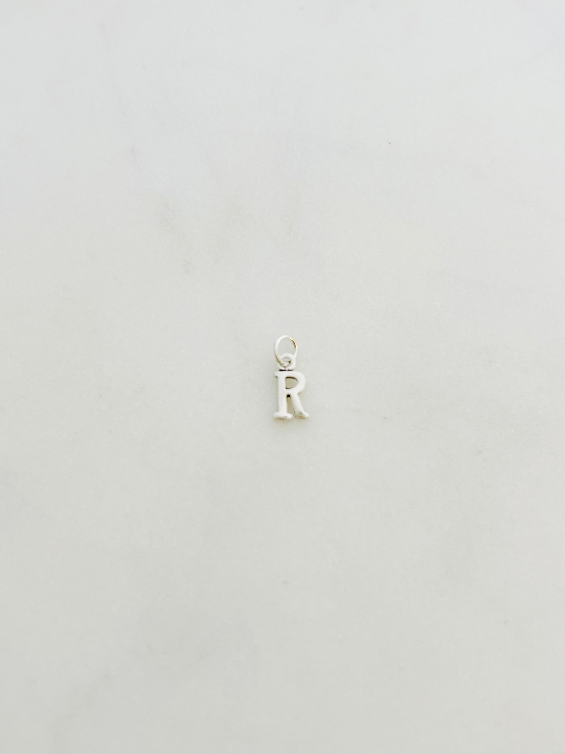 Colgante Letra R de Plata 925 para collar , joyas de plata para mujer, accesorios