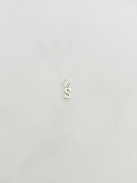 Colgante Letra S de Plata 925 para collar , joyas de plata para mujer, accesorios